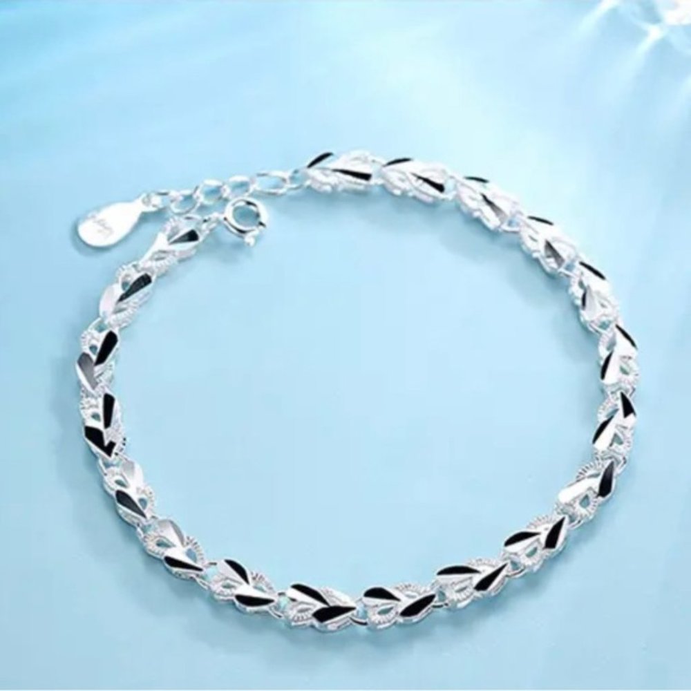925 Sterling Silver Bracelets Zircon Charm Women Bracelets Silver 925 Jewelry - Picture 6 of 6